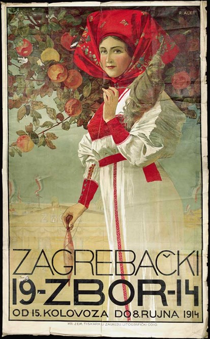 Zagrebački zbor. Plakat 1914. godine 